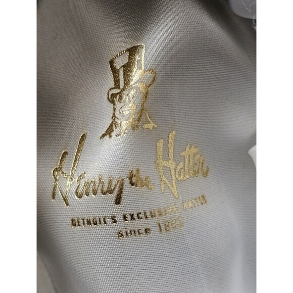 Henry The Hatter Detroit Mens Size 6 7/8 Brown Genuine Fur Felt Derby Fedora Hat - Picture 9 of 16